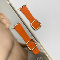 Кожаный ремешок Modern Buckle Leather на Apple Watch 42/44/45mm Gold/Sunset Кожаный ремешок Modern Buckle Leather на Apple Watch 42/44/45mm Gold/Sunset